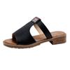 Sandalias de Verano Nuevas 2025 de Tacón Grueso para Mujer, Chanclas Transpirables con Suela de Tendón, Zapatos Exteriores de Moda para Mujer