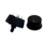 Lejun LEJUN recomienda estufa eléctrica de un solo polo interruptor de perilla redonda multivelocidad de tres velocidades YA2F03 con aluminio negro sólido