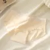Ropa interior de algodón bacteriostático 7A para mujer, transpirable, de cintura media, para cadera, cómoda, transpirable, sin marcas, respetuosa con la piel, bragas