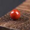 Venda Direta da Fábrica Ágata Vermelha do Sul Natural Contas Soltas Contas Individuais Contas Redondas Cor Vermelho Persimmon Vermelho Chama Cor de Carne Cheia Área Cênica Especial