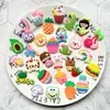 Ventas Directas de Fábrica Accesorios de Parches de Goma Suave PVC para Fundas de Teléfono Móvil DIY Serie de Frutas Sandía Aguacate Accesorios para el Cabello