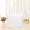 Bolsa de lona para pintar con logo a color, bolsa de hombro para compras, bolsa de algodón para publicidad y entrenamiento