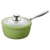 Nova Panela Pequena para Leite Verde Abacate Cerâmica Antiaderente Panela para Suplemento Alimentar para Bebê Fritura Tudo-em-Um Panela para Sopa Multifuncional