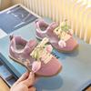 Zapatillas de Entrenamiento para Niñas Pink Tulip 2025 Primavera Nuevos Zapatos para Niños Zapatos Deportivos para Niñas Suela Suave Zapatos Forrest Gump