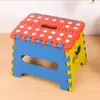 Taburete plegable de plástico para el hogar, portátil, pequeño, para exteriores, para niños y adultos, Mazar, grueso y pequeño.