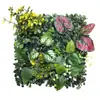 Pared de Plantas Artificiales de 25x25cm, Césped Artificial Permanente, Césped Falso de Plástico Milán, Pared de Fondo de Vegetación Vertical