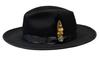 Amazon LAZADA sombrero de fieltro de lana transfronterizo lazo de cinta sombrero de copa Jazz para hombre europeo y americano de gran venta sombrero de otoño e invierno