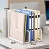 Estantería de escritorio, atril para escritorio de estudiante, estante de almacenamiento, organizador de archivos de oficina, soporte fijo para libros para escritorio