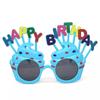 TikTok com Internet Óculos de Aniversário Vermelhos Festa de Aniversário Óculos de Foto Engraçada Adereços de Decoração de Bolo de Aniversário