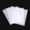 Bolsa con cierre de cremallera transparente esmerilada bolsa de embalaje para ropa interior calcetines PE en stock bolsa de plástico auto sellante imprimible