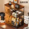 Estante de Almacenamiento para Snacks, Estante de Almacenamiento para Vasos de Escritorio de Sala de Estar, Estante Multicapa para Verduras de Encimera de Cocina, Cesta de Frutas, Soporte para Tazas de Agua