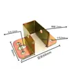 Bisagra de Cama Engrosada Soporte de Cama en Forma de U Soporte de Viga de Cama de Madera Maciza Accesorios de Gancho de Inserción de Cama Hebilla Soporte Fijo de Placa de Cama X20