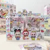 Paquete de Pegatinas Serie 10 Labubu Cuaderno Guka Pegatinas Decorativas Multifuncionales Pegatinas Transparentes de Mascotas de Dibujos Animados