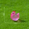 Transfronterizo Nuevo Producto Gallo Luminoso Lindo Gránulos Paisajismo de Jardín diy Accesorios Decorativos Micro Paisaje Resina Pequeños Adornos