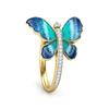Anillo combinado creativo de la serie Mariposa Libélula Chenrui para mujer, joyería wish transfronteriza, joyería simple popular europea y americana
