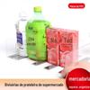 Prateleiras de Produtos Divisória de PVC Defletor de Supermercado Laminado em L Transparente Classificação de Loja de Conveniência Acrílico Display