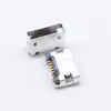 Enchufe usb micro5p asiento madre boca cuadrada AB borde recto columna 5.9dip + smt enchufe frontal pin trasero longitud 0.8