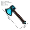 Brinquedos Infláveis Transfronteiriços, Armas Modelo Infláveis, Armas de Pixel Mosaico de PVC, Espadas Quadriculadas, Machados Infláveis