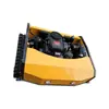 Cortador de Grama Híbrido Elétrico-A Gasolina com Controle Remoto para Exportação de Comércio Exterior, Triturador de Grama para Capina em Montanhas e Recuperação de Terras, Máquina de Capina para Proteção de Taludes Rodoviários