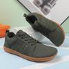 Fábrica atacado primavera novos homens e mulheres sapatos confortáveis de caminhada respirável casal de fundo macio voar tecido pé plano sapatilha de lazer