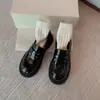 Zapatos de Cuero Suave para Mujer, Estilo Otoño/Invierno Británico, que Aumentan la Altura, Mocasines de Moda con Suela Gruesa y Punta Redonda en Piel de Ternera, en Stock