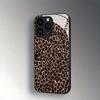 Funda de Teléfono Negra con Estampado de Leopardo, Moderna y Genial, para iPhone 16 Pro Max, Cubierta Protectora para Teléfono Apple 17Pm, No Amarillea