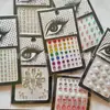 Pegatinas de tatuaje de Halloween transfronterizas Pegatinas de cara de Halloween Pegatinas de cara de fiesta súper brillantes de diamantes Maquillaje temporal nuevo Pegatinas de diamantes
