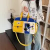 Bolsa de equipaje Dopamine Fashion para estudiante con compartimento independiente para zapatos, Bolsa deportiva de yoga para mujer, Bolso de mano ligero para viajes de corta distancia