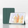 Funda protectora de panel plano compatible con iPad 10.2 con ranura para lápiz, triple pliegue, transparente, anticaída Air45, Pro11, funda blanda de 9.7 pulgadas