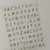 Pegatinas para Uñas con Letras Inglesas Disponibles Versátiles Planas Adhesivas Negro Blanco Oro Plata Números Pegatinas para Uñas Inglesas Estilo Dh