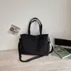 2026 Nova Bolsa Tote de Lona Elegante Minimalista de Grande Capacidade para Mulheres, Bolsa de Ombro Casual para o Dia a Dia Bolsa de Lona