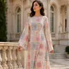 Vestido Casual de Doble Capa Talla Grande Loriya 2026 con Cintura Ajustable LR1377
