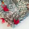 Bordado Nuevo Producto Rama Antigua Cheongsam Tela Bordada Punto Hecho a Mano Pedido Línea Multicolor Tejido Bordado Plano
