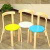Silla Pequeña de Madera Maciza para Niños de Jardín de Infancia, Taburete para Bebé, Silla con Respaldo, Banco Pequeño, Asiento, Silla de Comedor para el Hogar, Venta al por Mayor