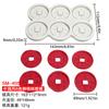 6 molde de silicona para azúcar de dinero de cobre uniforme DIY estilo chino Xiangyun carpa chocolate pastel horneado decoración molde