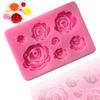 Jane lunar líquido molde decoración de pastel rosa silicona molde de chocolate creativo manual gota de pegamento