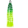 Peruca Colorida Colorida Colorida Lantern Lantern Ponytail Trançada à Mão Dreadlock Trança Longa Trança Lanterna para Mulheres Estilo Hip-Hop