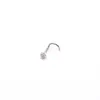 Novo prego de nariz Shambhala em aço inoxidável com strass completo, argola de nariz, brincos em forma de S, fábrica de origem, joias para piercing, atacado