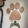 Ganchos de Pared de Madera con Forma de Huella de Patas de Moda de Venta Caliente Transfronteriza, Pulidos y Hechos a Mano, Adecuados para Colgar Toallas y Ropa