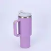 Taza de Hielo de Segunda Generación Transfronteriza de 40 oz de Gran Capacidad con Asa de Acero Inoxidable 304 Taza Portátil para Exteriores Termo Portátil para Coche
