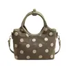Bolso de Mano, Bolso de Hombro, Bolso Tote, Bolso para el Trabajo, Bolso Cubo Versátil, Nuevo Diseño de Lunares de Nicho Estilo Coreano, Primavera/Verano 2026