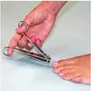 Pinzas para Uñas de Acero al Carbono al por Mayor Portátiles Pinzas para Manicura de Uñas Duras Pinzas para Uñas Afiladas Anti-Salpicaduras Herramientas de Manicura