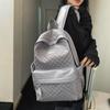 Mochila de gran capacidad para hombre nueva de invierno 2023, versátil, casual para niña, mochila escolar para estudiante universitario, mochila rombo