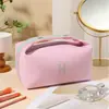 Bolsa de Cosméticos Personalizable con Logo, Bolso de Mano de Alta Gama, Bolsa de Almacenamiento de Tela de Moda de Gran Capacidad para Viaje