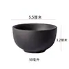 Taza de té morada de arena de cinnabrio al por mayor, grande y pequeña, taza de té Pu'er Kung Fu, taza de té pequeña de cerámica de cinnabrio, taza de boca recta con esmalte blanco