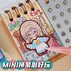 Gu Ka um Adesivo Duplo Macio Brincadeira Divertida Livro Doudou Mini Bobina Coleção de Vestir Jogo de Artesanato DIY Infantil