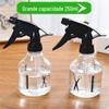 Salão de jardinagem 350ml spray chaleira transparente mão imprensa cabeleireiro tesoura rega pode spray garrafa de água