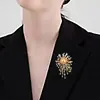 Broche de Fuegos Artificiales de Zirconia de Alta Gama, Pin de Lujo Exquisito de Nicho, Nuevo Modelo 2026, Broche Decorativo para Trajes, Suéteres y Abrigos