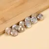 Casaco de lã retrô botões abs estilo britânico high-end botões anti-metal jaqueta de terno botões redondos de perna alta