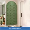 Tablero de madera maciza con agujeros para pasillo, zapatero, estante de almacenamiento superior, modelo de fondo para colgar en la pared del hogar